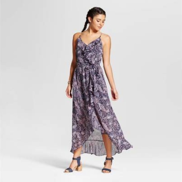 Xhilaration Dresses & Skirts - 3/$20 • Paisley Ruffle Maxi Dress #D151